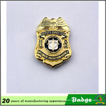 Zinc Alloy Bulk Production Dipolo Director Police Pin Badge